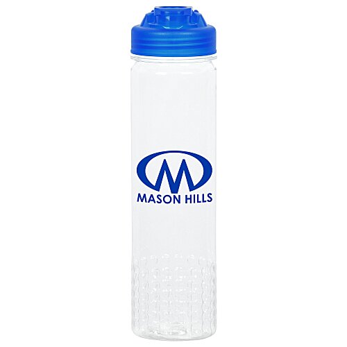PolySure Out of the Block Water Bottle with Flip Lid - 24 oz - Clear Main Image
