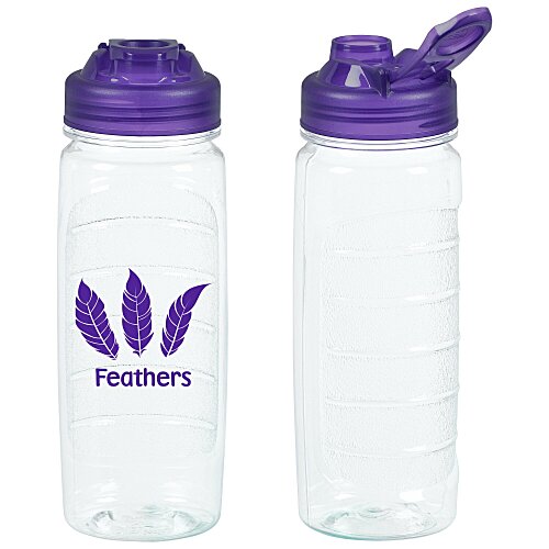 Refresh Clutch Water Bottle with Flip Lid - 20 oz. - Clear Main Image