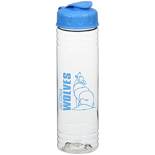 Clear Impact Halcyon Water Bottle with Flip Lid - 24 oz Main Image