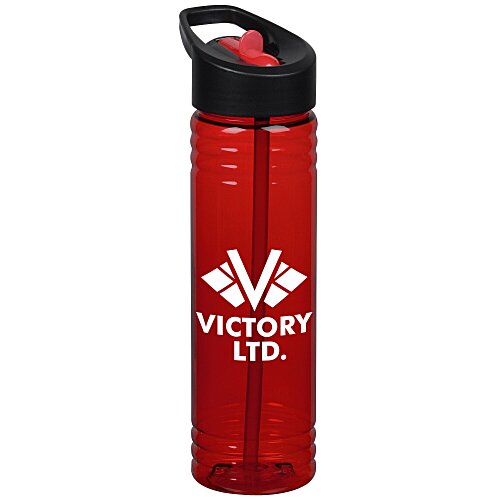 Halcyon Water Bottle with Two-Tone Flip Straw - 24 oz Main Image