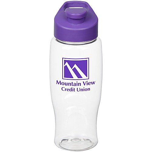 Clear Impact Comfort Grip Bottle with Flip Carry Lid - 27 oz Main Image