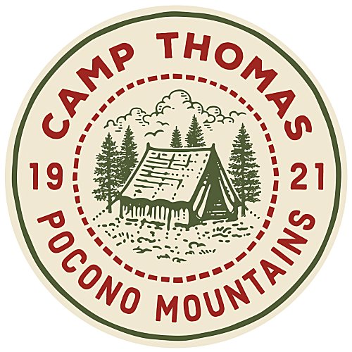 Full Colour Static Decal - Circle - 3" Main Image