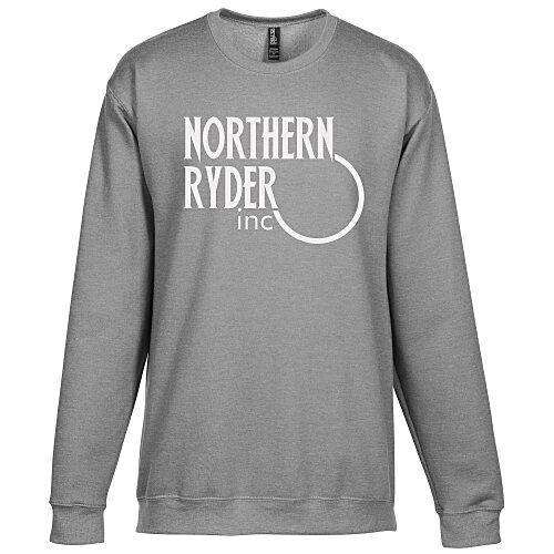 M&O Knits Cotton Blend Sweatshirt - Screen Main Image