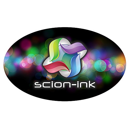 Full Colour Static Decal - Oval - 3" x 5" Main Image
