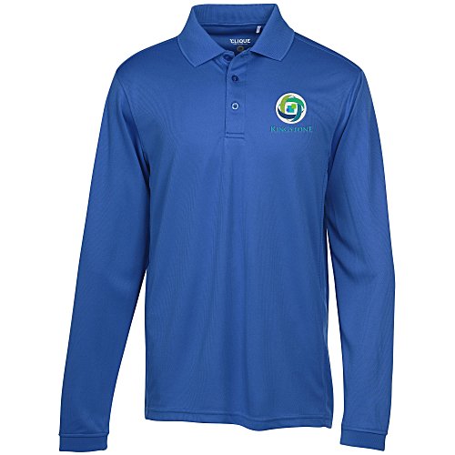 Ice Performance Pique Long Sleeve Polo - Men's Main Image