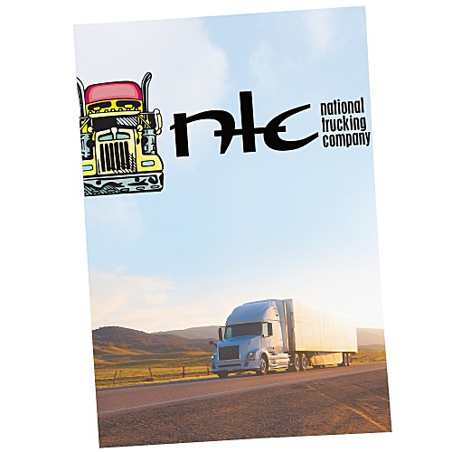 Full Colour Paper Two-Pocket Mini Folder - 8-3/4" x 6" Main Image