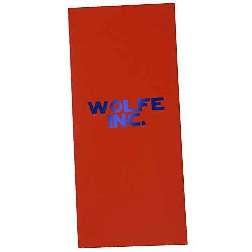 Gloss Paper Two-Pocket Mini Folder - 9" x 4" Main Image