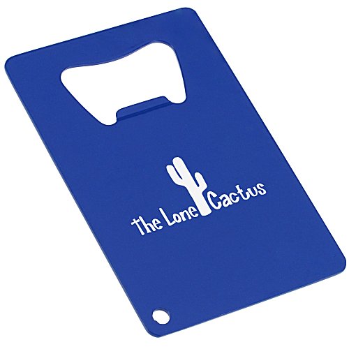 Stainless Steel Credit Card Bottle Opener Main Image