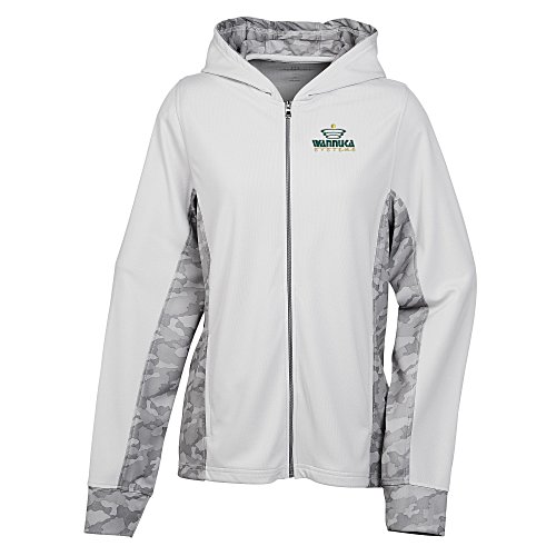 Pro Camo Block Full-Zip Sweatshirt - Ladies' - Closeout Main Image
