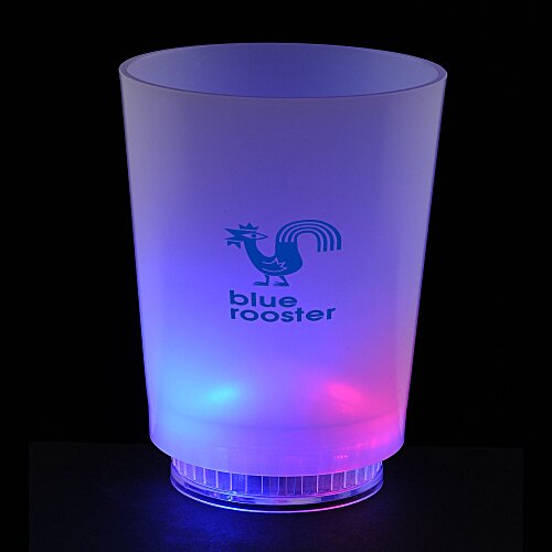 Light-Up Frosted Glass - 11 oz. - Multicolour Main Image