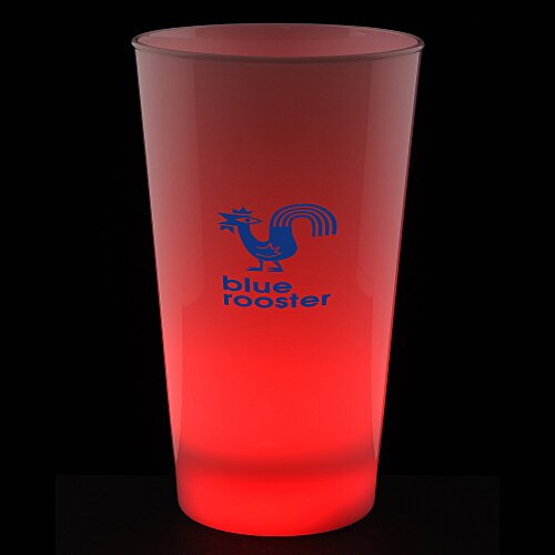 Light-Up Frosted Glass - 17 oz. - Multicolour Main Image