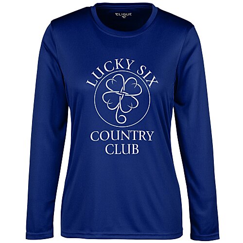 Spin Dye Jersey LS Tee - Ladies' - Screen Main Image