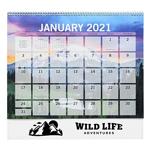 Scenic Small Memo Calendar Main Image