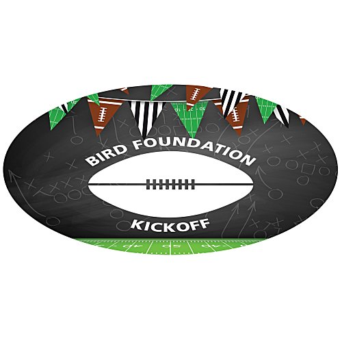 Full Colour Static Decal - Oval - 1" x 2" Main Image