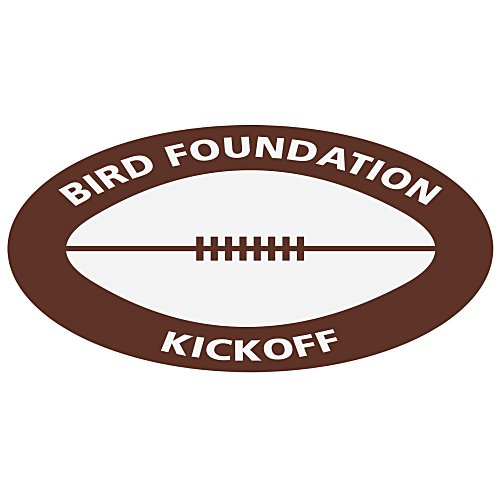 Static Decal - Oval - 1" x 2" Main Image