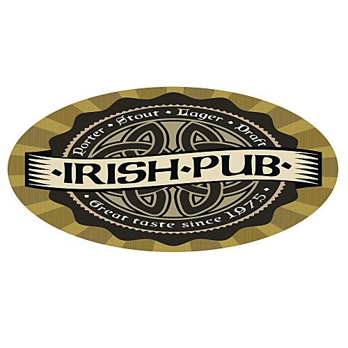 Full Colour Sticker - Oval - 3" x 6" Main Image