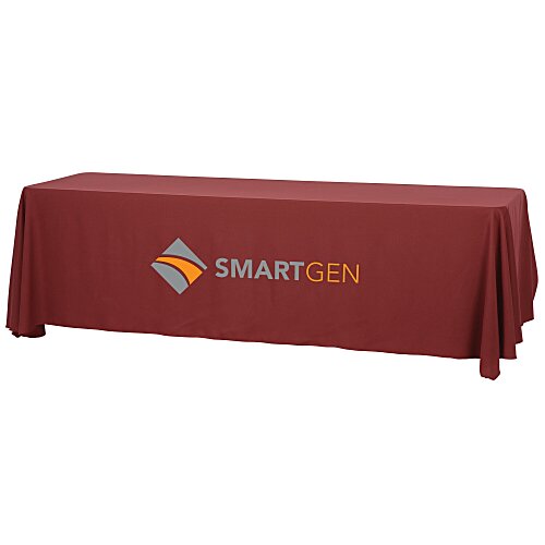 Serged Open-Back Table Throw with Pocket - 8 feet Main Image