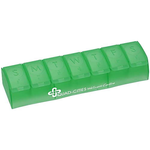 Quick Care Weekly Med Minder - Translucent Main Image