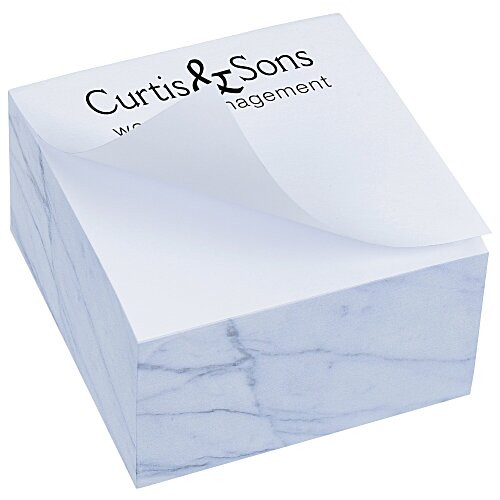 Post-it® Notes Cubes - 2-3/4" x 2-3/4" x 1-3/8" - Marble Main Image