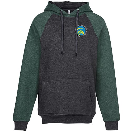 ESActive Vintage Two-Tone Hooded Sweatshirt - Embroidered Main Image
