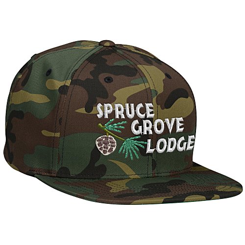 Yupoong Premium Classic Flat Bill Cap Main Image