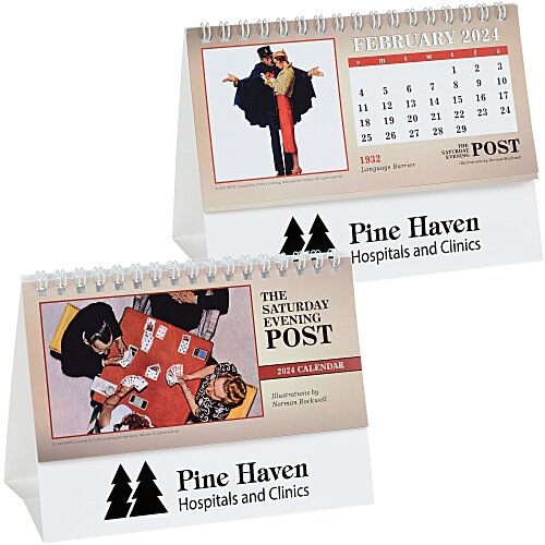 The Saturday Evening Post Norman Rockwell Desk Calendar Main Image