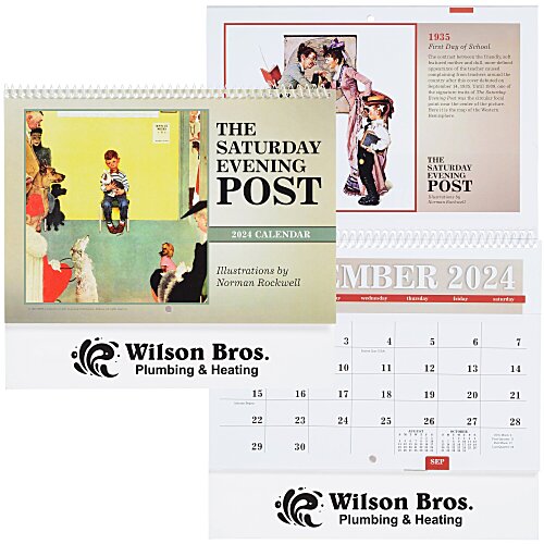 The Saturday Evening Post Norman Rockwell Pocket Calendar Main Image