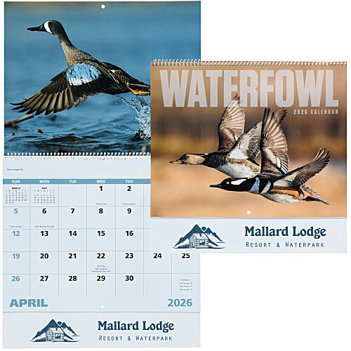 Waterfowl Calendar - Spiral Main Image