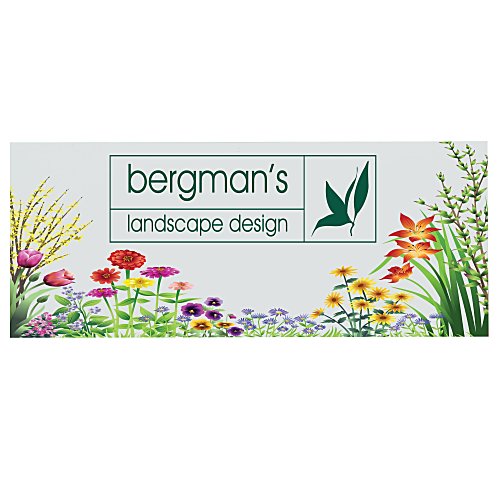 Full Colour Static Decal - Rectangle - 1" x 2-1/2" Main Image