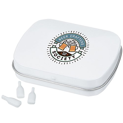 Mint Tin with Shaped Mints - Bottle Main Image