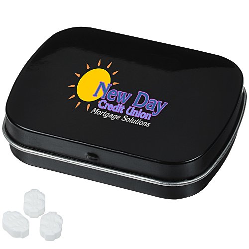 Mint Tin with Shaped Mints - Dollar Sign Main Image
