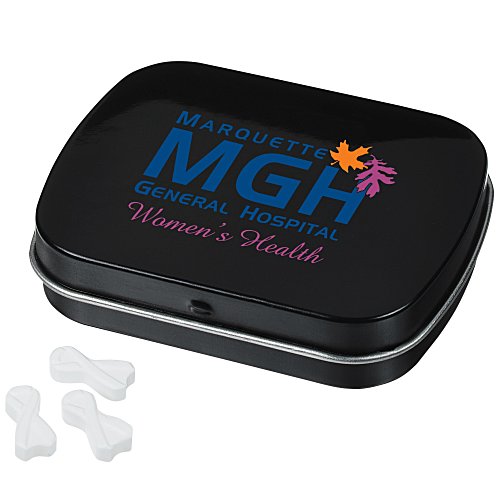 Mint Tin with Shaped Mints - Ribbon Main Image