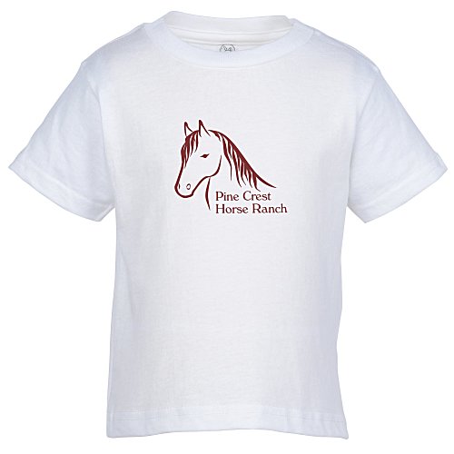 Rabbit Skins Jersey T-Shirt - Toddler - White Main Image
