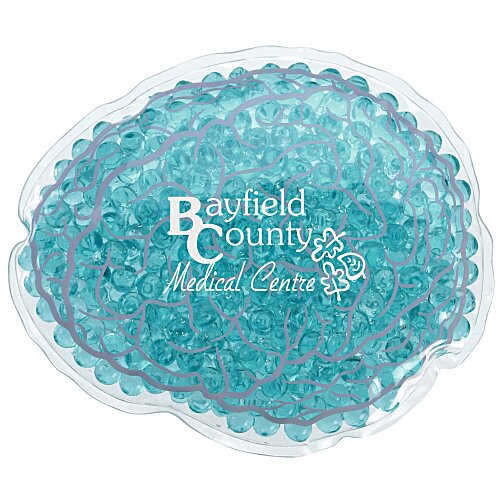 Shaped Mini Aqua Pearls Hot/Cold Pack - Brain Main Image
