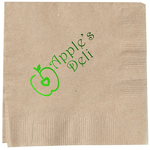 Kraft Beverage Napkin - 1-ply -  Foil Main Image
