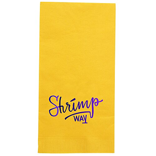 Colourware Dinner Napkin - 2-ply - 1/8 Fold - Foil Main Image