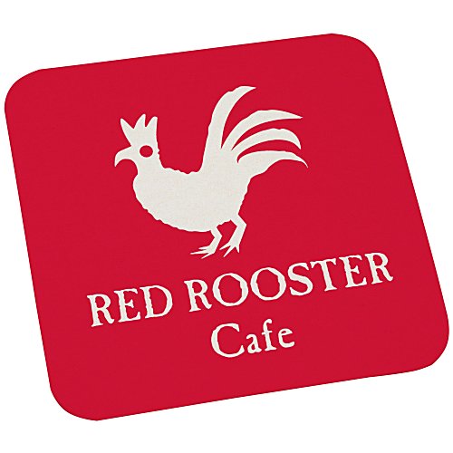 High-Density Pulpboard Coaster - 3.375" Square - Colour Main Image
