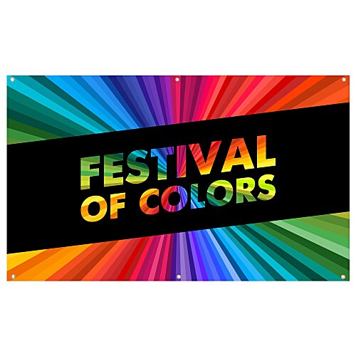 Value Outdoor Banner - 3 feet x 5 feet - 24 hr Main Image