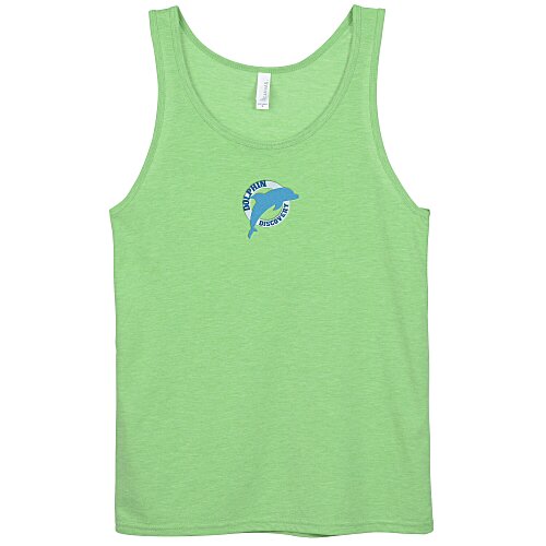 Bella+Canvas Unisex Jersey Tank - Tri-Blend - Embroidered Main Image