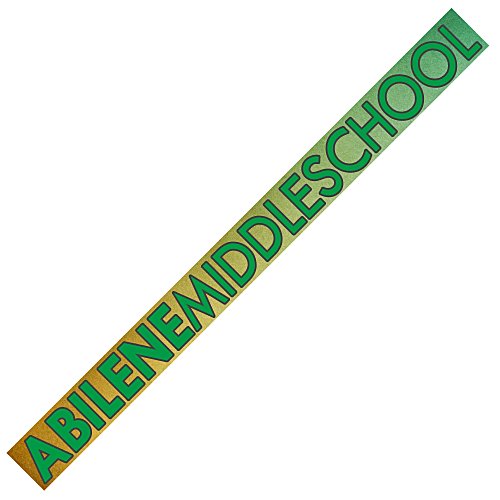 Full Colour Static Decal - Rectangle - 1-1/2" x 18" Main Image