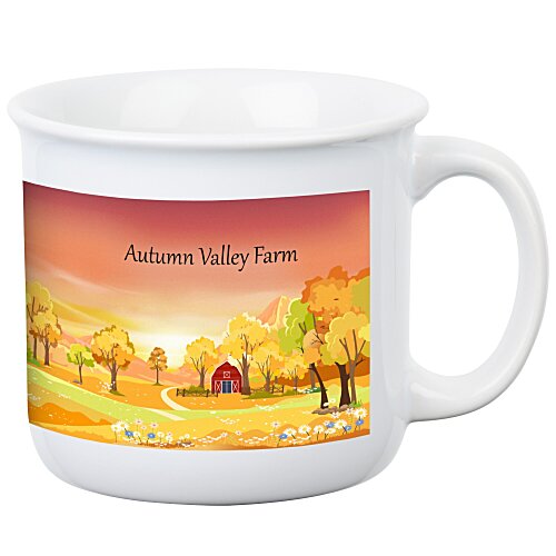 Campfire Coffee Mug - 15 oz. - White - Full Colour Main Image