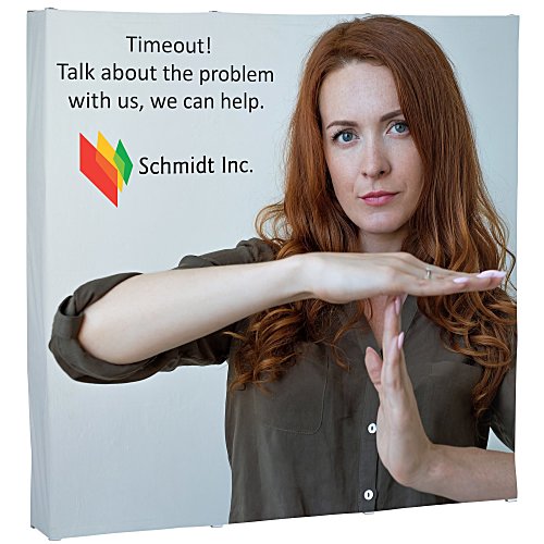 Premium Splash Floor Display - 7 feet - Wrap Graphic Main Image