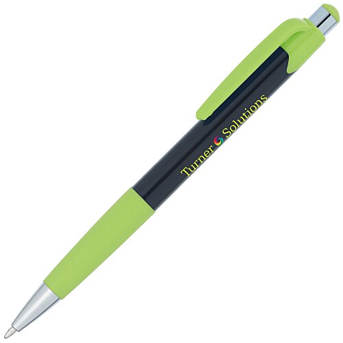 Mardi Gras Pen - Black - Full Colour Main Image