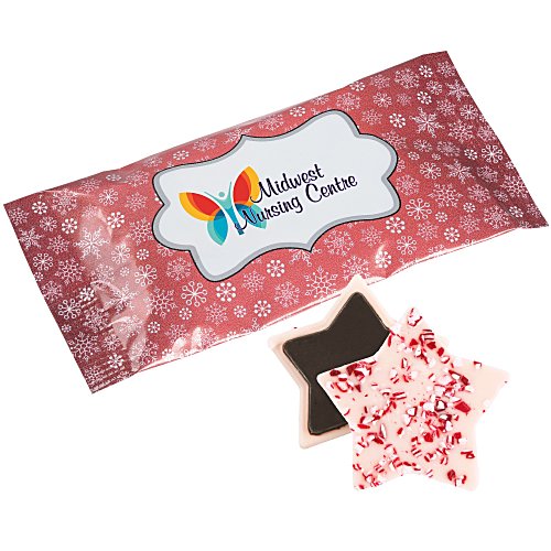 Peppermint Bark Shapes - 1/2 ounce - Star Main Image