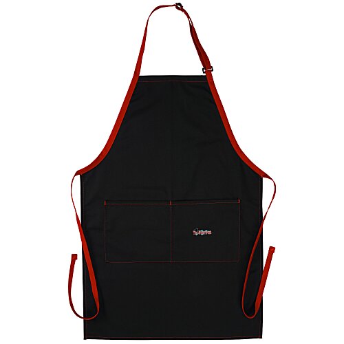 Bib Apron with Colour Trim Main Image