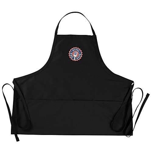 E-Z Slide Bib Apron with Three Pockets Main Image