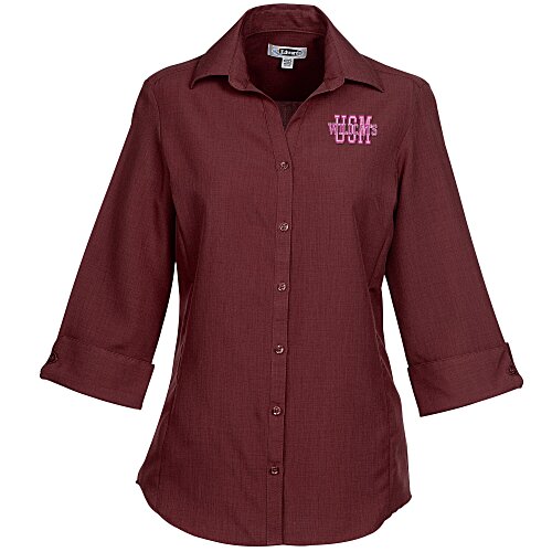 Batiste Polyester 3/4 Sleeve Dress Shirt - Ladies' Main Image