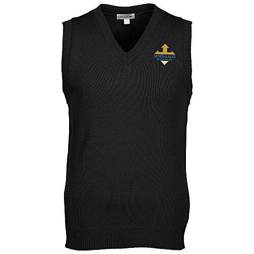 Tuff-Pil Plus Acrylic V-Neck Sweater Vest - Men's Main Image