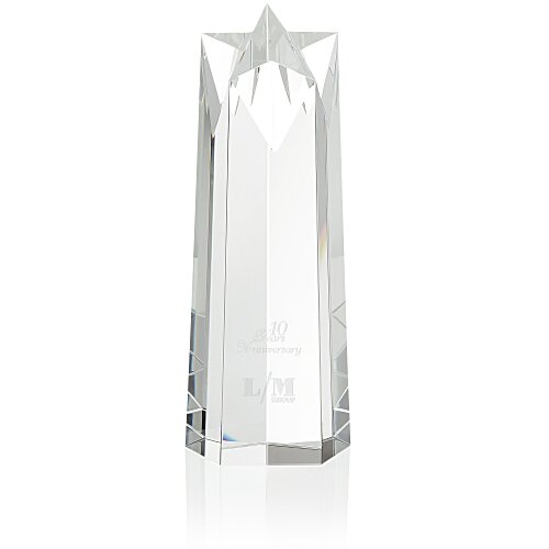 Crystal Star Obelisk Award - 10 inches Main Image