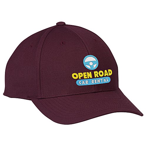 Yupoong Premium Curved Visor Snapback Cap Main Image